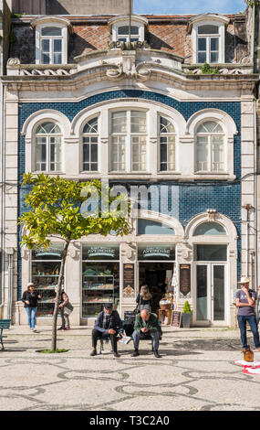 Bunten Straßen von Aveiro an der Atlantikküste Portugals Küste Stockfoto