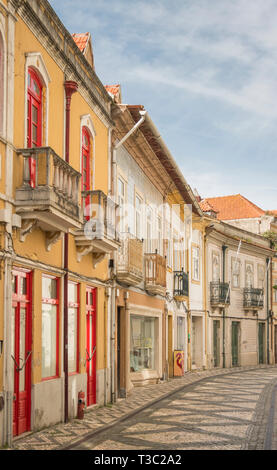 Bunten Straßen von Aveiro an der Atlantikküste Portugals Küste Stockfoto