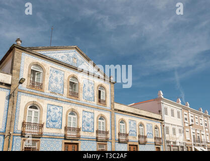 Bunten Straßen von Aveiro an der Atlantikküste Portugals Küste Stockfoto