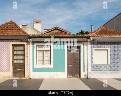 Bunten Straßen von Aveiro an der Atlantikküste Portugals Küste Stockfoto