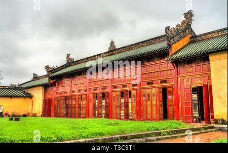 Pavillon auf der Verbotenen Stadt in Hue, Vietnam Stockfoto