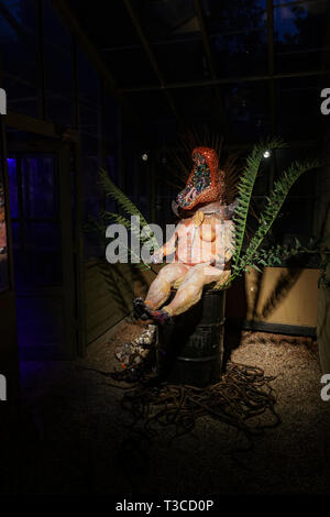 Los Angeles, 1. Mai: Nachtansicht der digitale Natur in Los Angeles County Arboretum & Botanischer Garten am Mai 1, 2019 in Los Angeles, Kalifornien Stockfoto