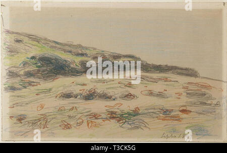 Alfred Sisley (1839-1899) - marine Zeichnung 1897 Stockfoto