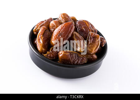 Termine in schwarz auf weißem Hintergrund. Stockfoto