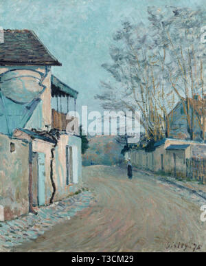 Alfred Sisley (1839-1899) - rue de La Princesse 1875 Stockfoto