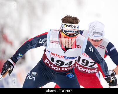 SM i veckan Ånnaboda, Örebro, 10 km fristil. Johan Olsson, Åsarna IK. Foto Jeppe Gustafsson Stockfoto