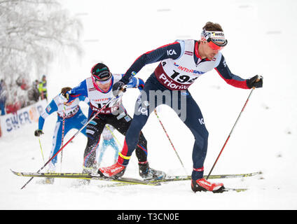 SM i veckan Ånnaboda, Örebro, 10 km fristil. Johan Olsson, Åsarna IK. Foto Jeppe Gustafsson Stockfoto