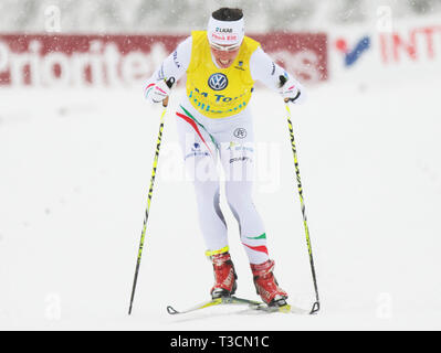 SM-Woche in Ånnaboda, Örebro, Schweden, 10 km Freistil. Charlotte Kalla, Piteå Elit SK. Foto Jeppe Gustafsson Stockfoto