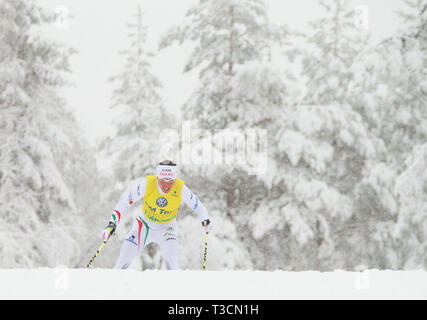 SM-Woche in Ånnaboda, Örebro, Schweden, 10 km Freistil. Charlotte Kalla, Piteå Elit SK. Foto Jeppe Gustafsson Stockfoto