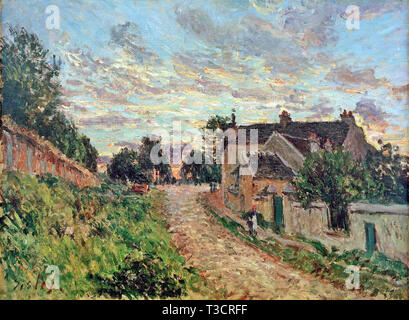 Alfred Sisley (1839-1899) - un Chemin-louveciennes 1876 Stockfoto