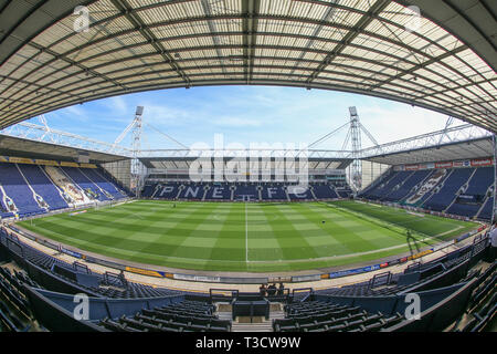 6. April 2019, Deepdale, Preston, England; Sky Bet Meisterschaft, Preston North End vs Sheffield United; eine allgemeine Ansicht der Deepdale Credit: Mark Cosgrove/News Bilder der Englischen Football League Bilder unterliegen DataCo Lizenz Stockfoto