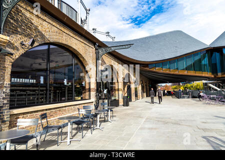 Kohle Tropfen Yard in Kings Cross, London, UK Stockfoto