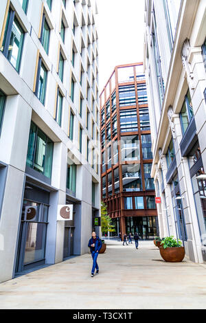 Moderne Bürotürme in Kings Cross, London, UK Stockfoto