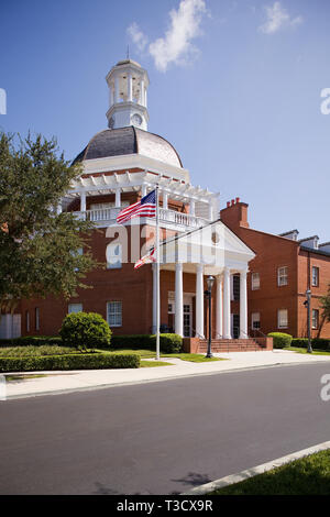 Lake Highland Preparatory School, in der Nähe der Innenstadt von Orlando, ist die führende weiterführende Schule in Orange County, Florida, bekannt für seine große Bildung. Stockfoto