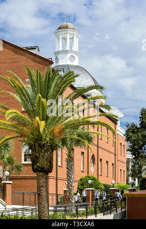 Lake Highland Preparatory School, in der Nähe der Innenstadt von Orlando, ist die führende weiterführende Schule in Orange County, Florida, bekannt für seine große Bildung. Stockfoto