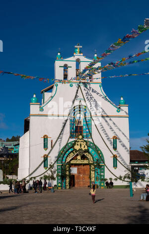 Katholische Kirche in San Juan Chamula, Mexiko Stockfoto