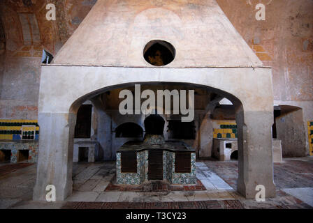 Die große Küche der Saint Lawrence Kartause Certosa di San Lorenzo in padula Provinz Salerno Italien Stockfoto