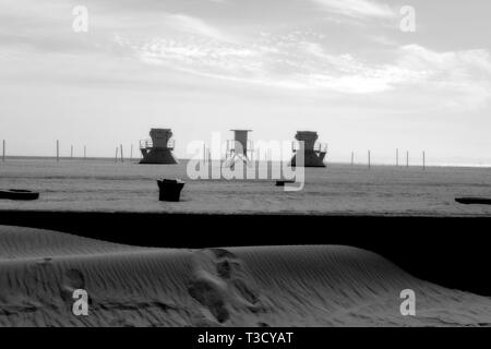 Einen Strand an einem sonnigen Tag in Südkalifornien Stockfoto