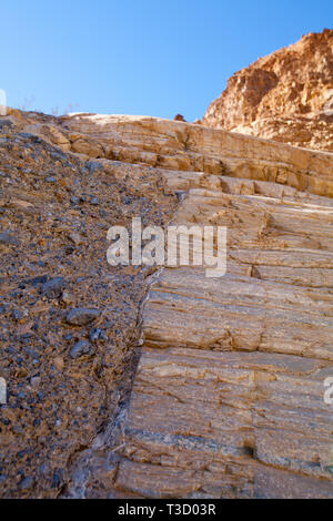 Interessantes Detail im Death Valley National Park gesehen. Stockfoto