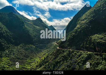 Nordvietnam highland Ansichten Stockfoto