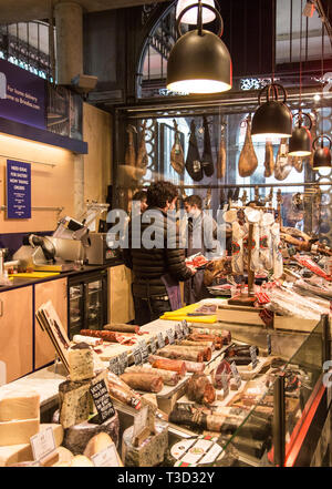 Abschaltdruck Anbieter Brough Markt - London Stockfoto