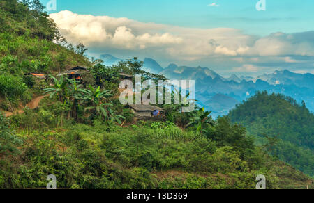 Nordvietnam highland Ansichten Stockfoto