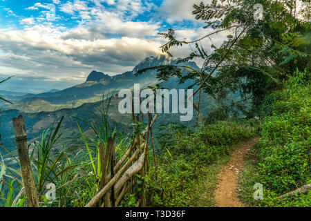 Nordvietnam highland Ansichten Stockfoto