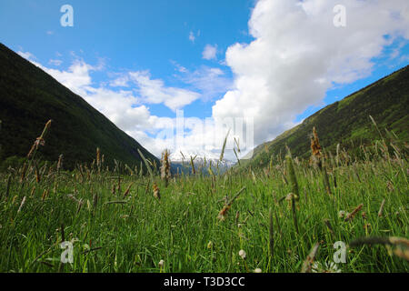 Berg Gaustatoppen in der Nähe von Rjukan, Norwegen, Sommer Landschaft, sonnigen Tag Stockfoto