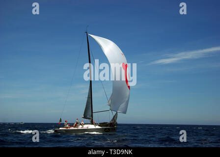 Segelregatten in Costa Smeralda, Sardinien, Italien Stockfoto