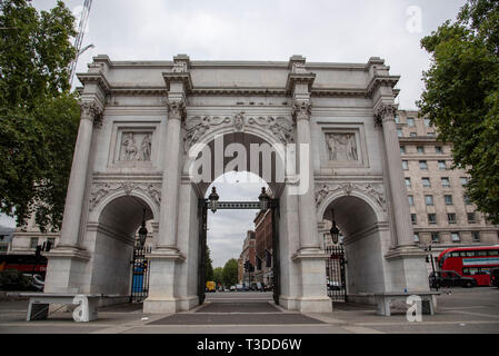 London, Großbritannien - 28 August, 2018: Marble Arch London. - Bild Stockfoto