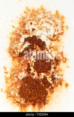 Rostiges Metall Hintergrund. - Bild Stockfoto