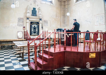 Izaak Synagoge in Krakau in Polen Stockfoto