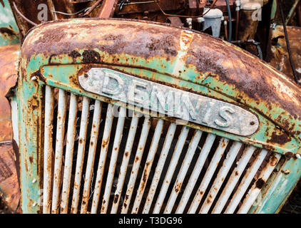 Rost Dennis Lastkraftwagen Stockfoto