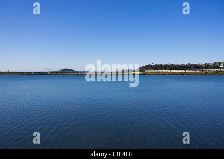 Auckland, Neuseeland. Hobson Bay Stockfoto