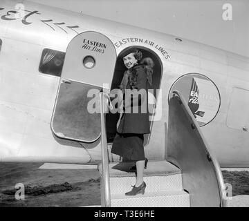 Adelaide Henry, Rat für Eastern Air Lines, 3/9/38 Stockfoto