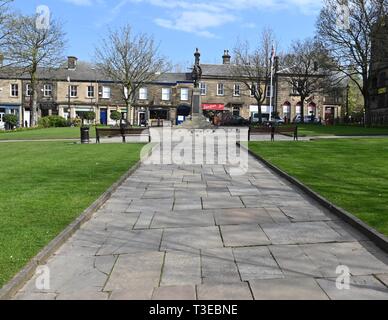 Norfolk Square in Glossop, Derbyshire. Stockfoto