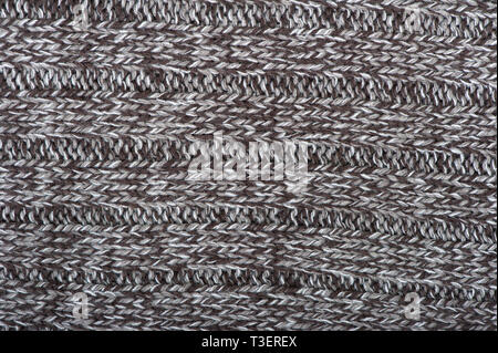 Textur von Winter stricken Kleidung, große Stricken, Hintergrund Stockfoto