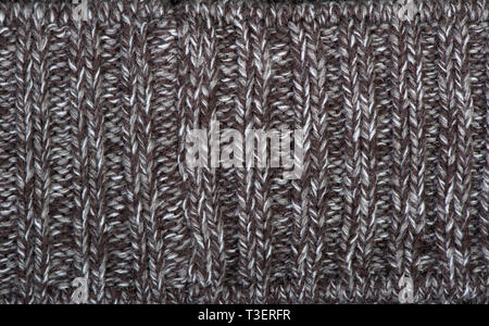 Textur von Winter stricken Kleidung, große Stricken, Hintergrund Stockfoto