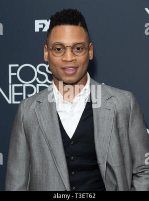 Ryan Jamaal Swain besucht Premiere Fosse/Verdon von FX-Netzwerk an Gerald Schoenfeld Theatre (Foto von Lev Radin/Pacific Press) Stockfoto