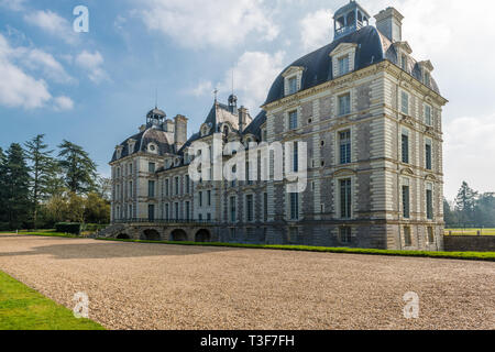 Blois (Frankreich): die "Chateau de Cheverny", schloss registriert als National Historic Landmark (Französisch "Monument Historique") eine klassisch-sty Stockfoto