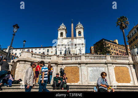 Spanische Treppe, Rom, Italien Stockfoto