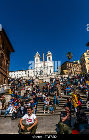 Spanische Treppe, Rom, Italien Stockfoto