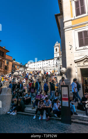 Spanische Treppe, Rom, Italien Stockfoto