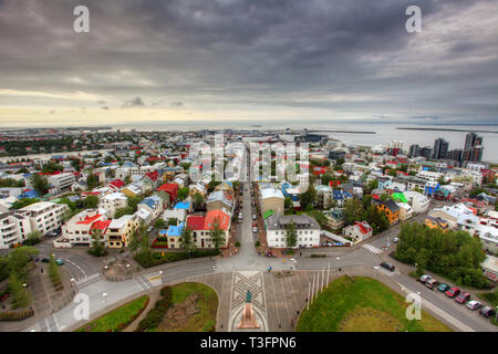 Reykjavik cityspace Stockfoto