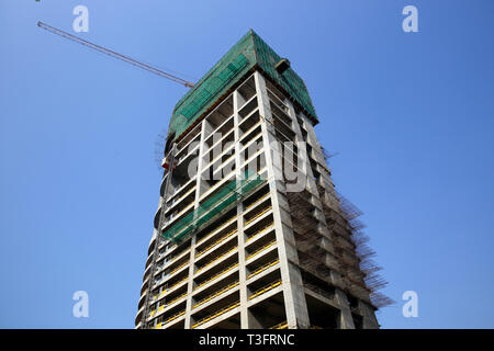 Unter-Bau hohe Kante Gebäude in der Stadt Colombo, Sri Lanka Stockfoto