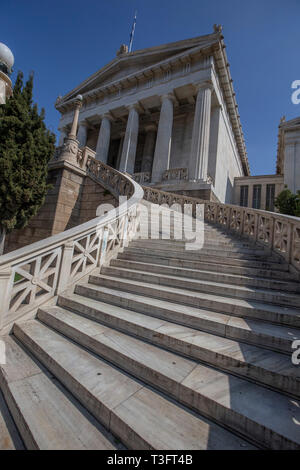 Nationale Bibliothek von Athen Griechenland Stockfoto