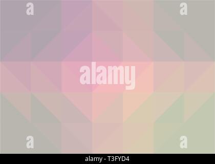 Abstrakte geometrische gelb rosa Farbtönen Farbverlauf Hintergrund Textur, Low Poly Dreieck Muster, Computer Graphic, Illustration Stock Vektor