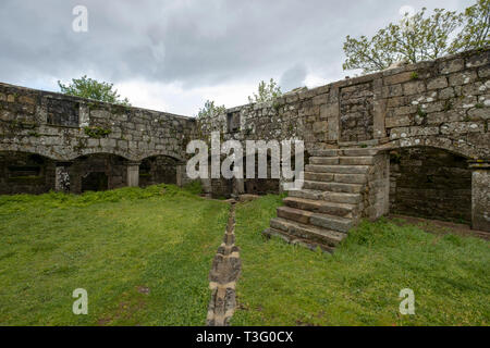 Kirche von de Sanfins Friestas, Alford, Minho, Portugal, Europa Stockfoto