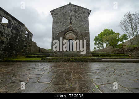 Kirche von de Sanfins Friestas, Alford, Minho, Portugal, Europa Stockfoto