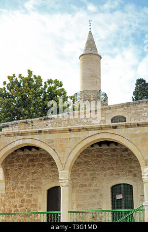 Die Grans Moschee (Dschami Kebir wie sie genannt wird) in Larnaca, Zypern Stockfoto